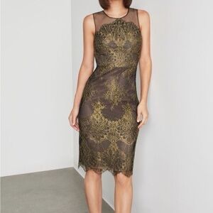BCBG MAXAZRIA midi cocktail dress:: 2/XS :: NWT